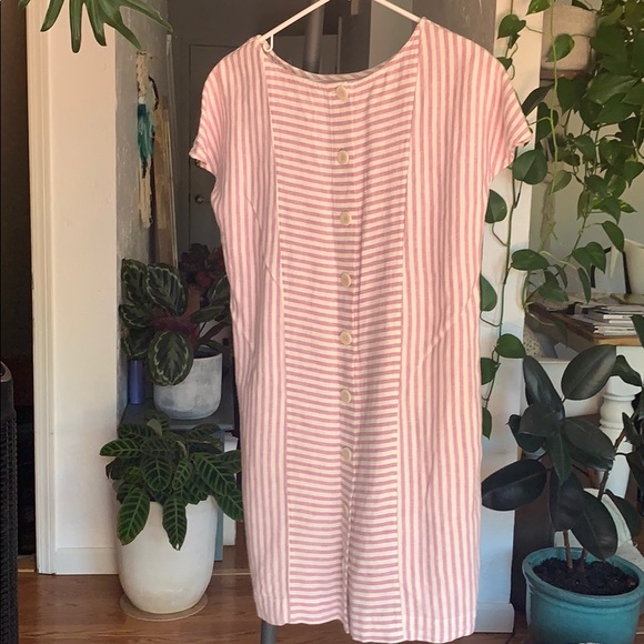 NWT Madewell dress with pockets & button back. - Picture 2 of 5